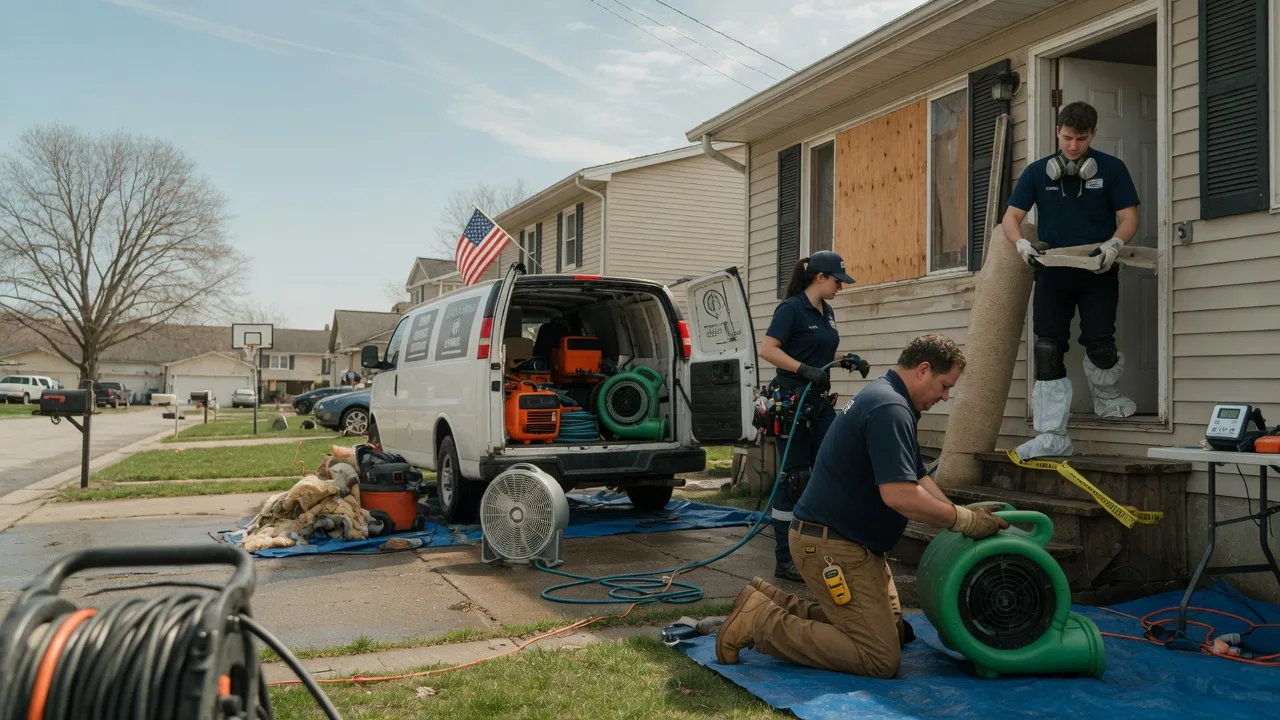 Water Damage Restoration in Midfield, TX near me